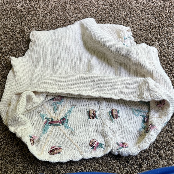 coquette vintage knit sweater floral vest 🎀💖🌸💝 - Picture 11 of 12